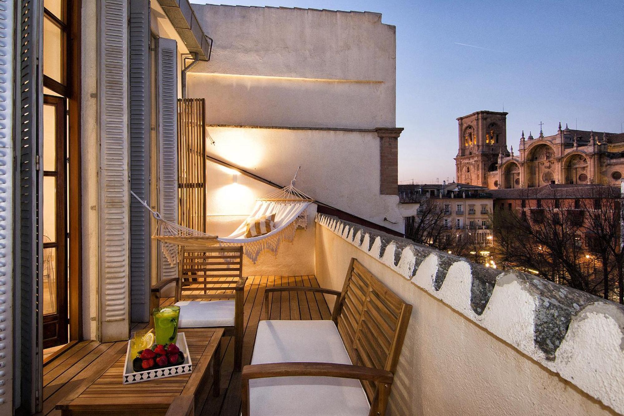Bibrambla Penthouse Over Cathedral Lejlighed Granada Eksteriør billede
